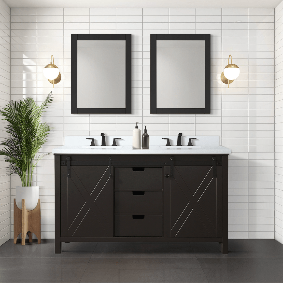 Marsyas 60" x 22" Double Bath Vanity