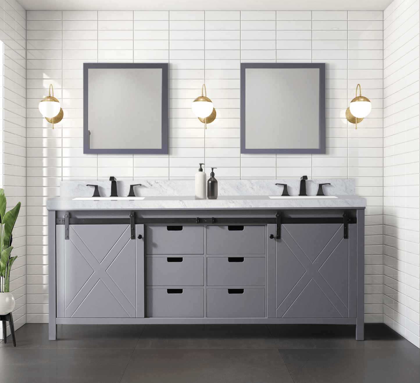 Marsyas 80" x 22" Double Bath Vanity