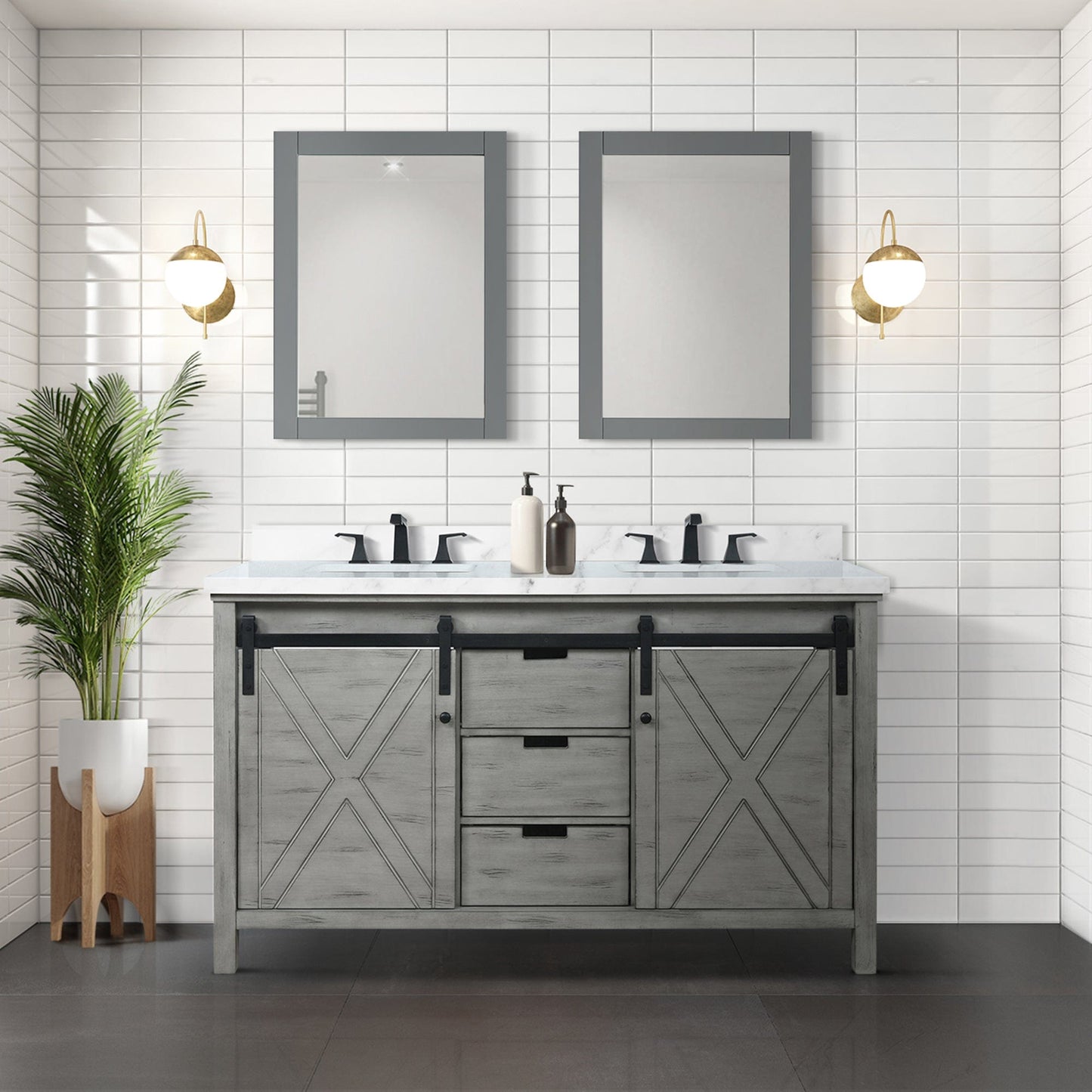 Marsyas 60" x 22" Double Bath Vanity