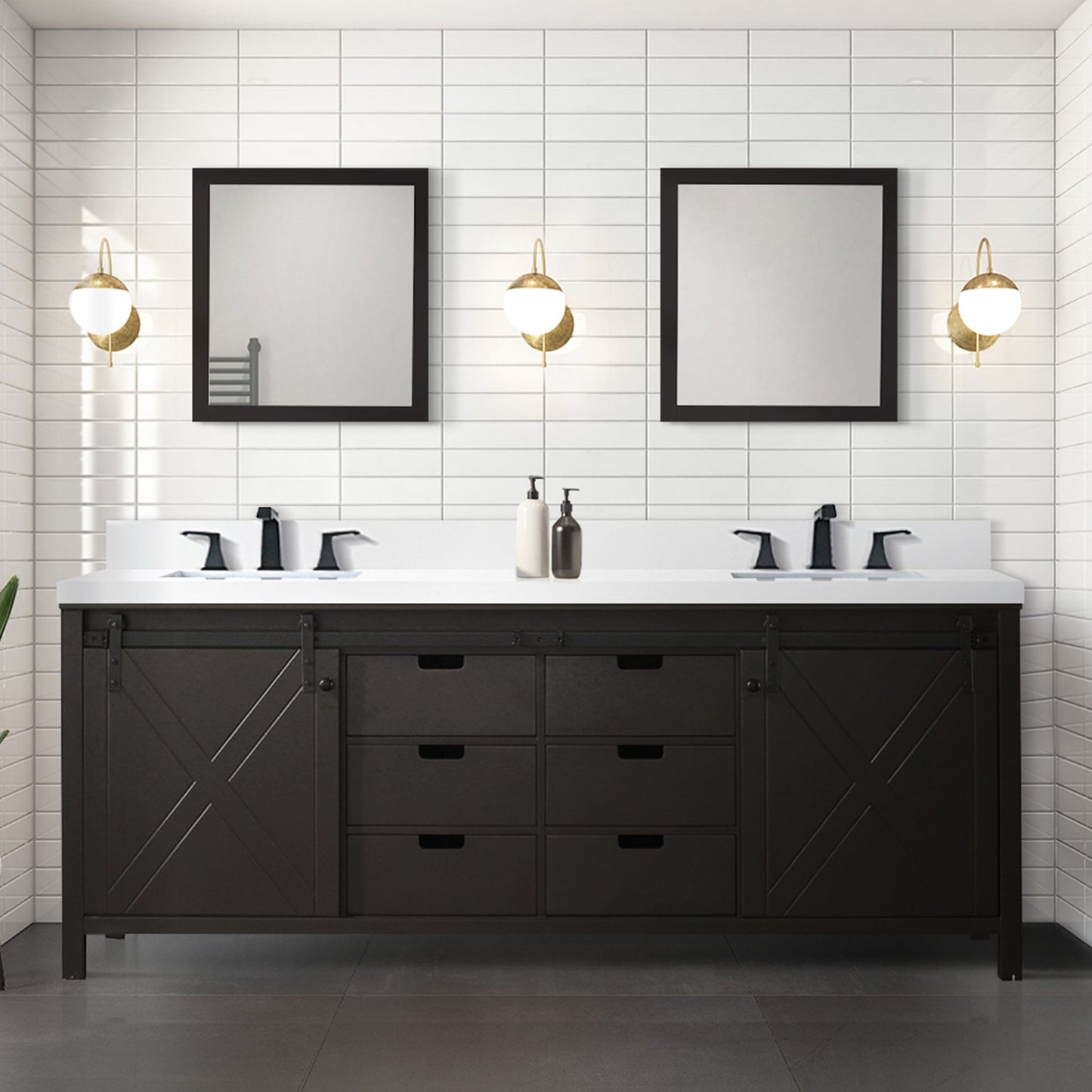 Marsyas 84" x 22" Double Bath Vanity