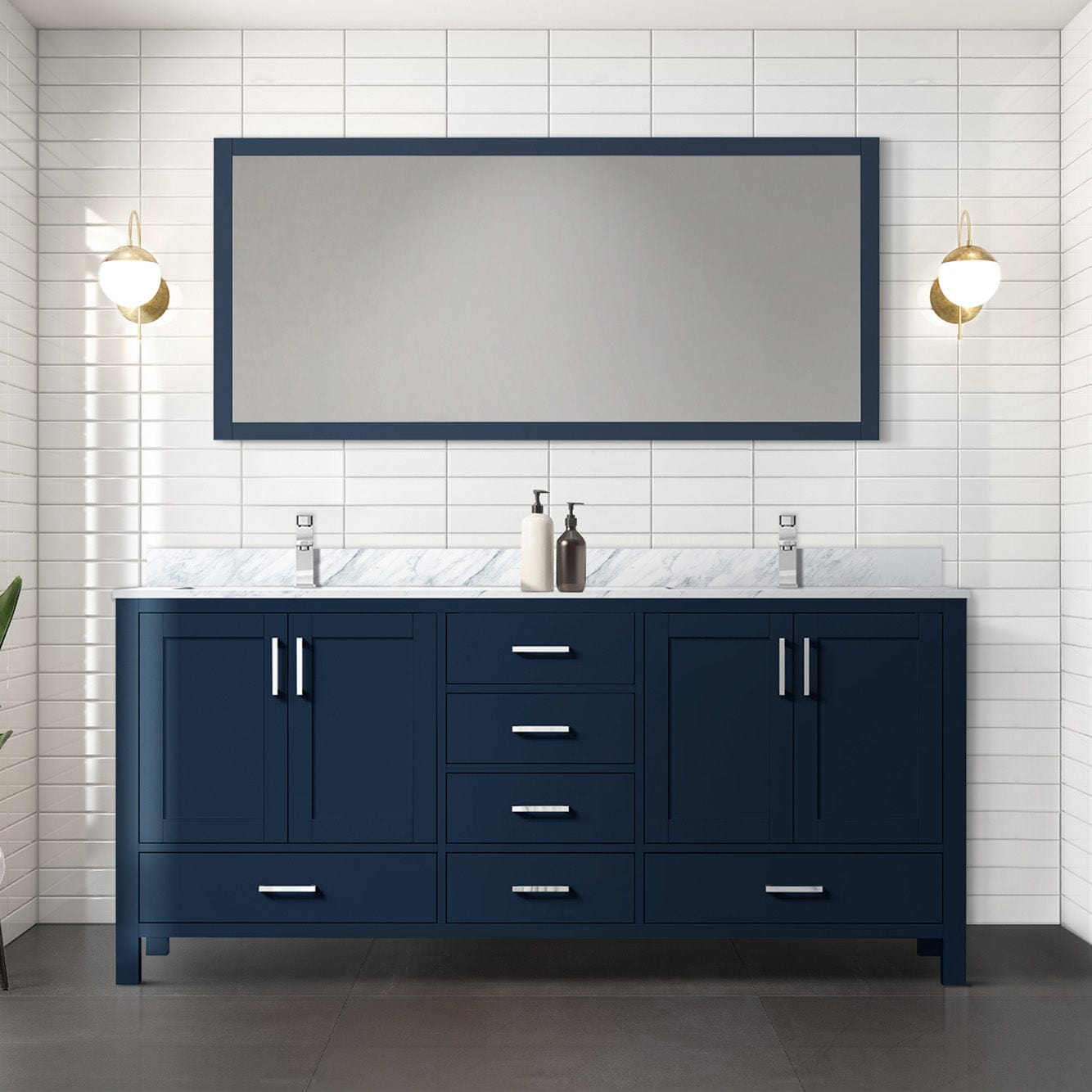 Jacques 72" x 22" Double Bath Vanity