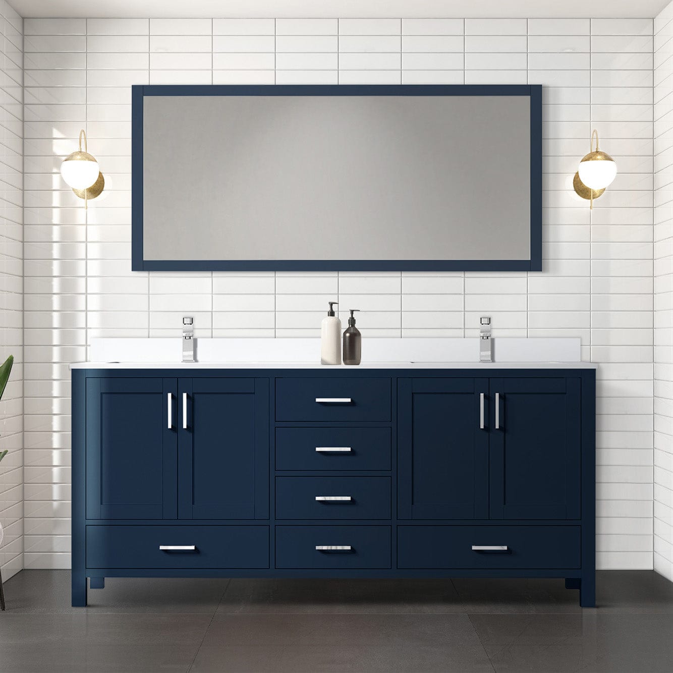 Jacques 72" x 22" Double Bath Vanity