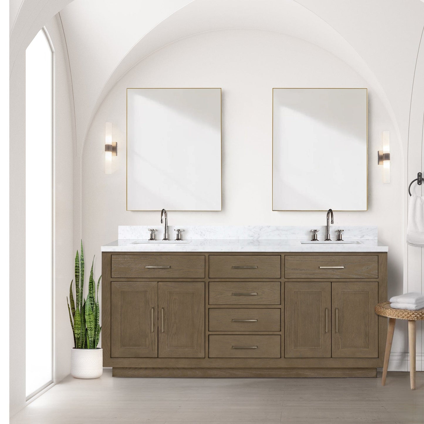 Abbey 72" x 22" Double Bath Vanity