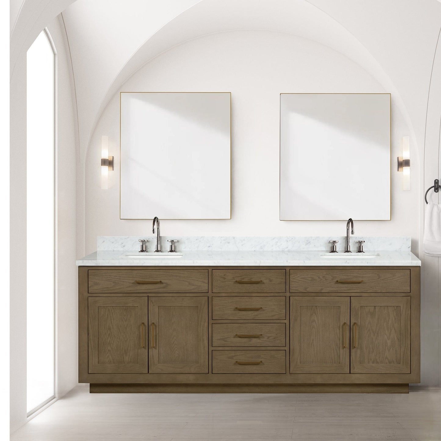 Abbey 84" x 22" Double Bath Vanity