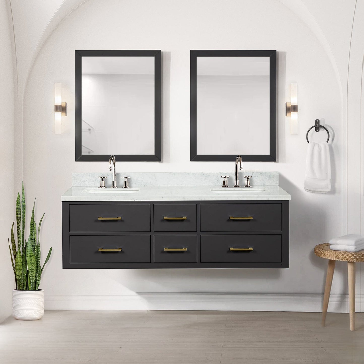 Castor 60" x 22"Double Bath Vanity