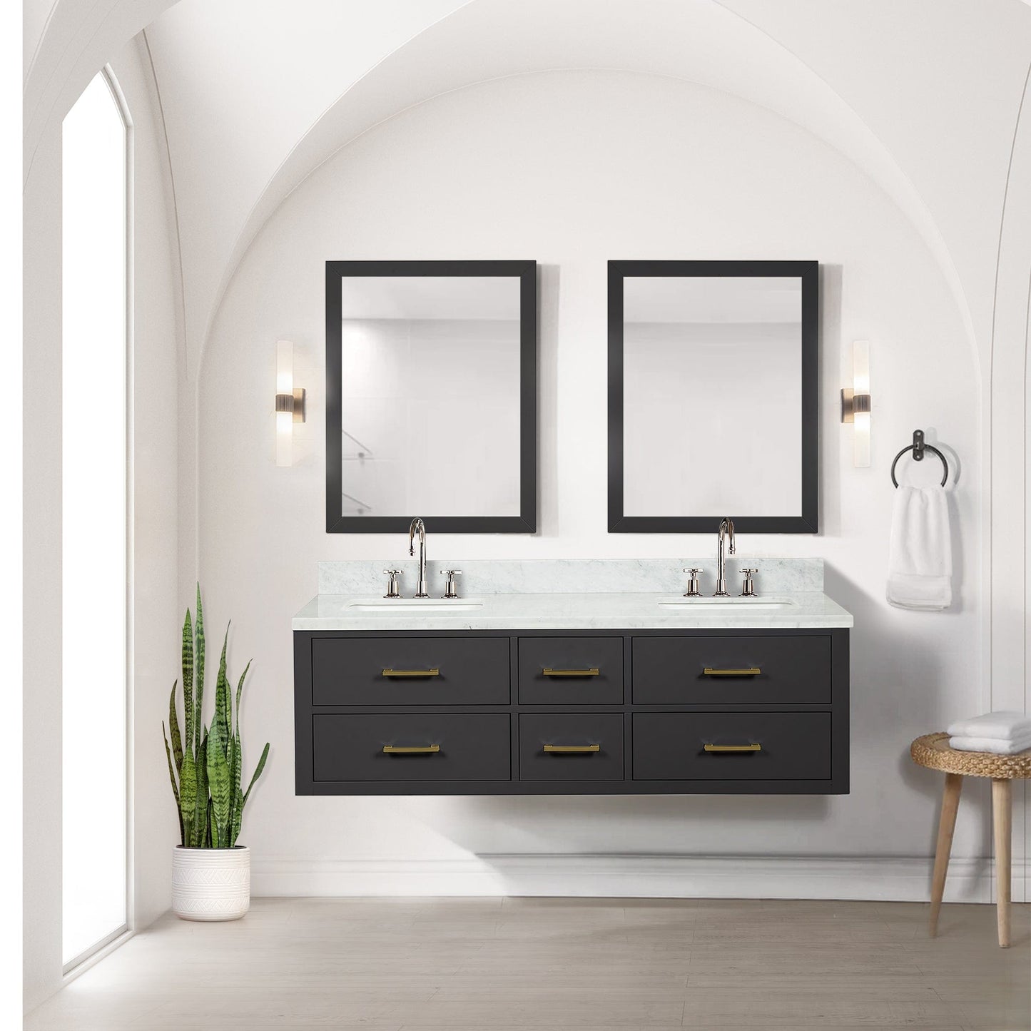 Castor 60" x 22"Double Bath Vanity