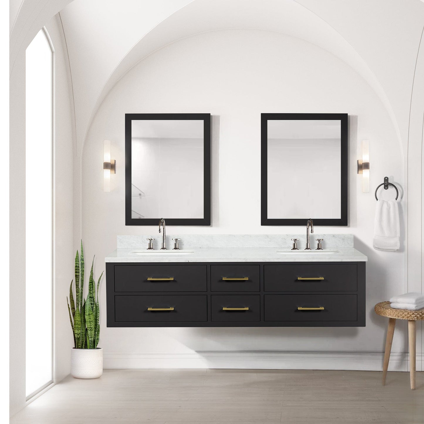 Castor 72" x 22" Double Bath Vanity