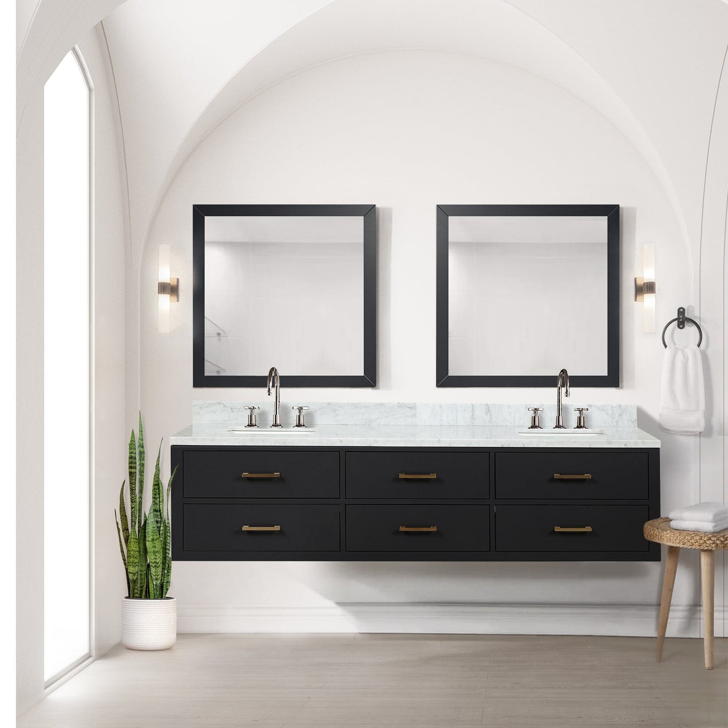 Castor 80" x 22" Double Bath Vanity