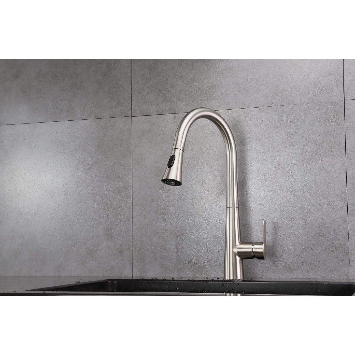 Furio Brass Kitchen Faucet w/ Pull Out Sprayer