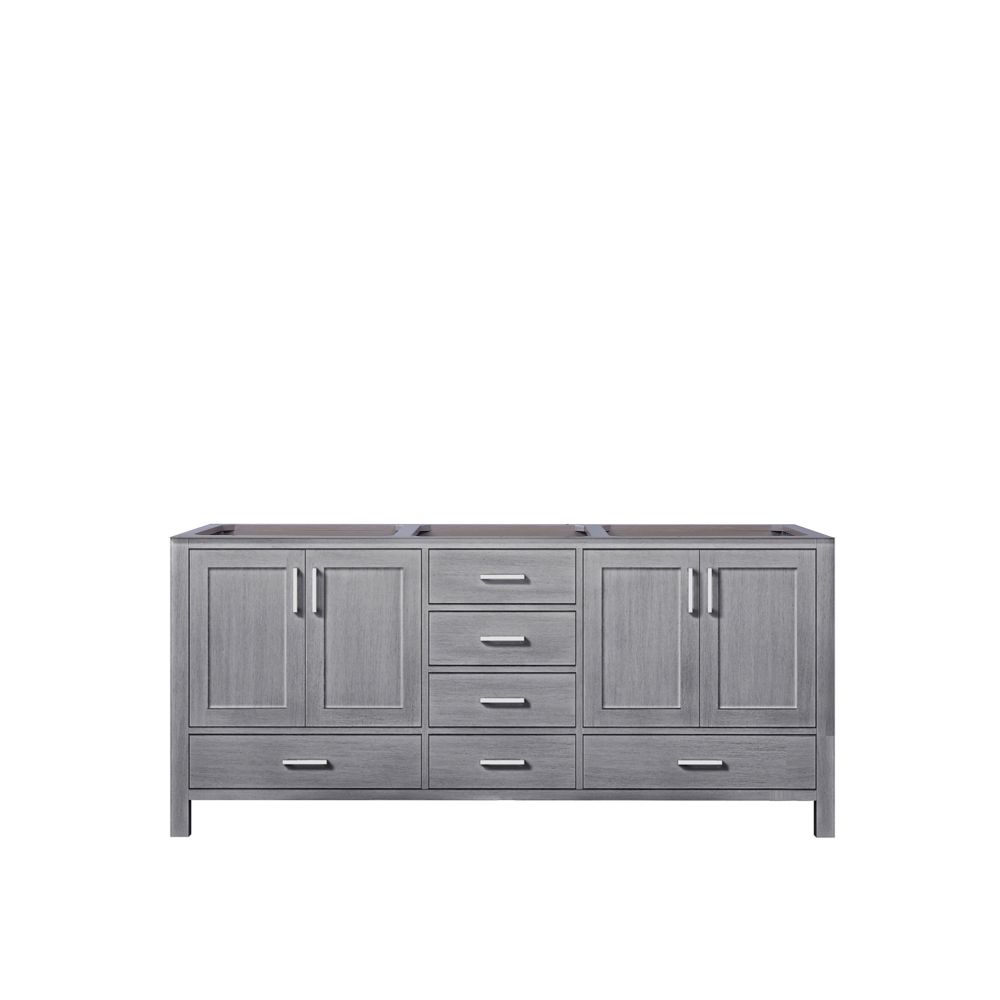 Jacques 72 in. W x 22 in. D Distressed Grey Double Bath Vanity