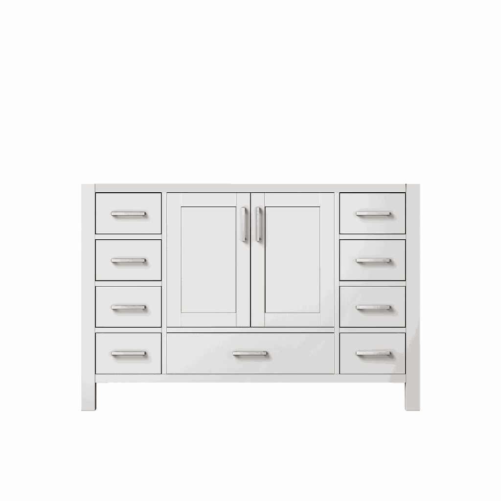 Jacques 48 in. W x 22 in. D White Bath Vanity