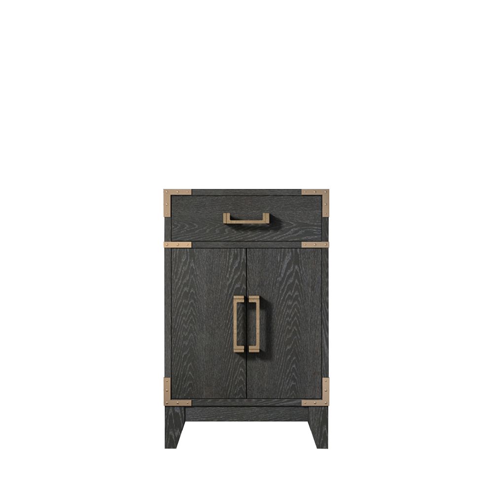 Laurel 20 in W x 18 in. D Black Oak Single Bath Vanity