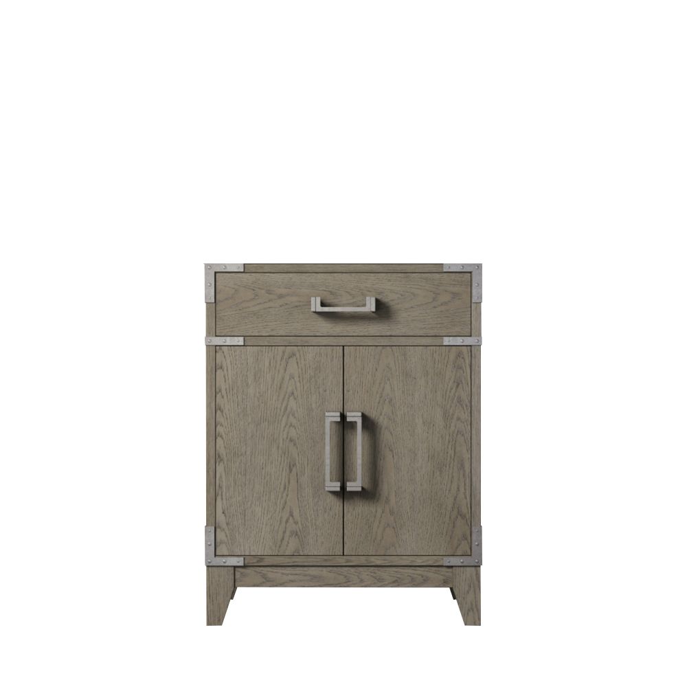 Laurel 24 in W x 18 in. D Grey Oak Single Bath Vanity