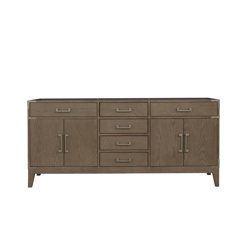 Laurel 72 in W x 22 in. D Grey Oak Double Bath Vanity