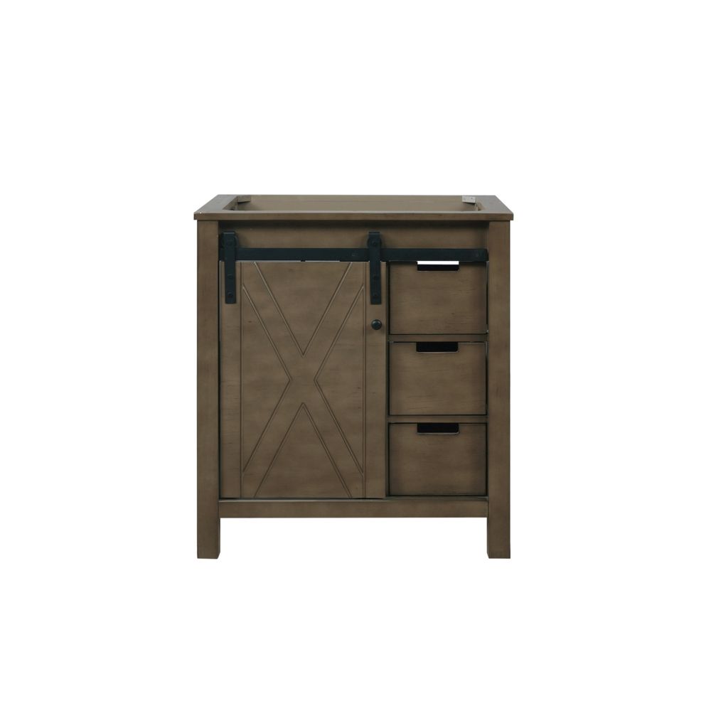 Marsyas 30 in W x 22 in. D Rustic Brown Bath Vanity