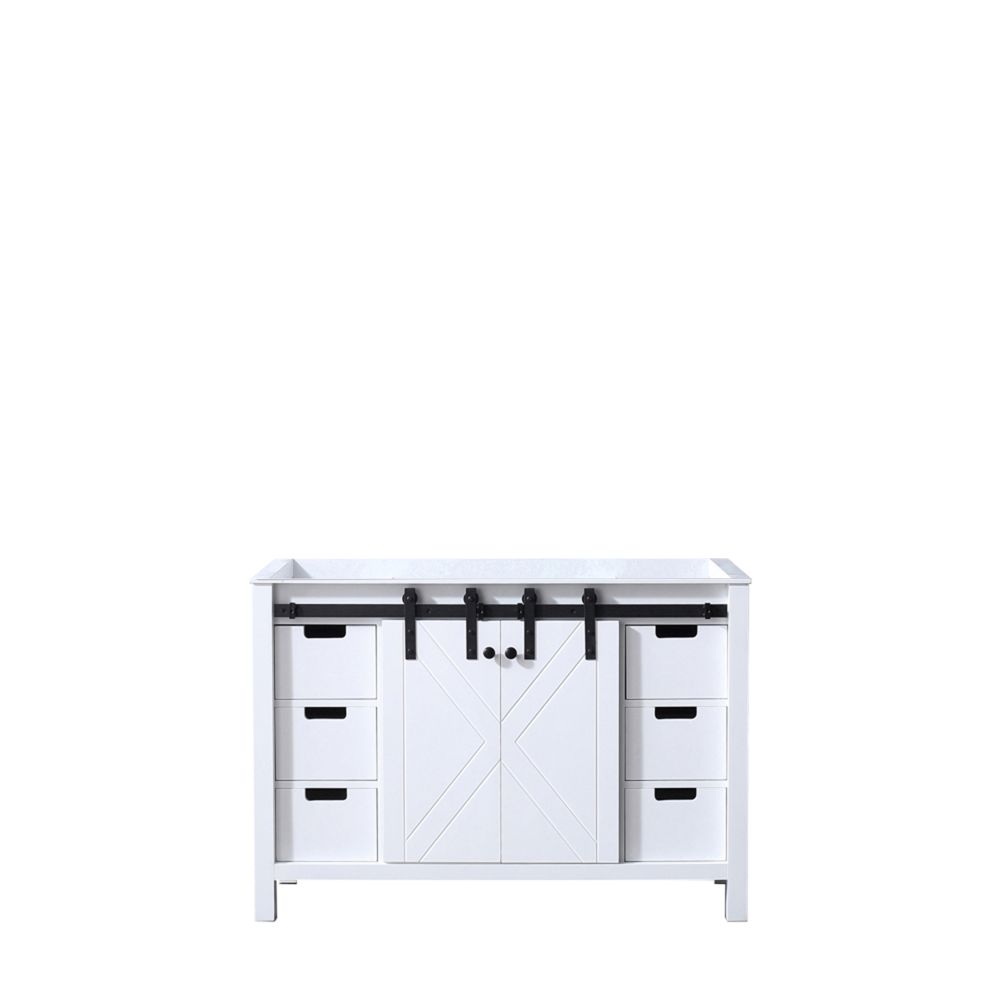 Marsyas 48 in W x 22 in. D White Bath Vanity