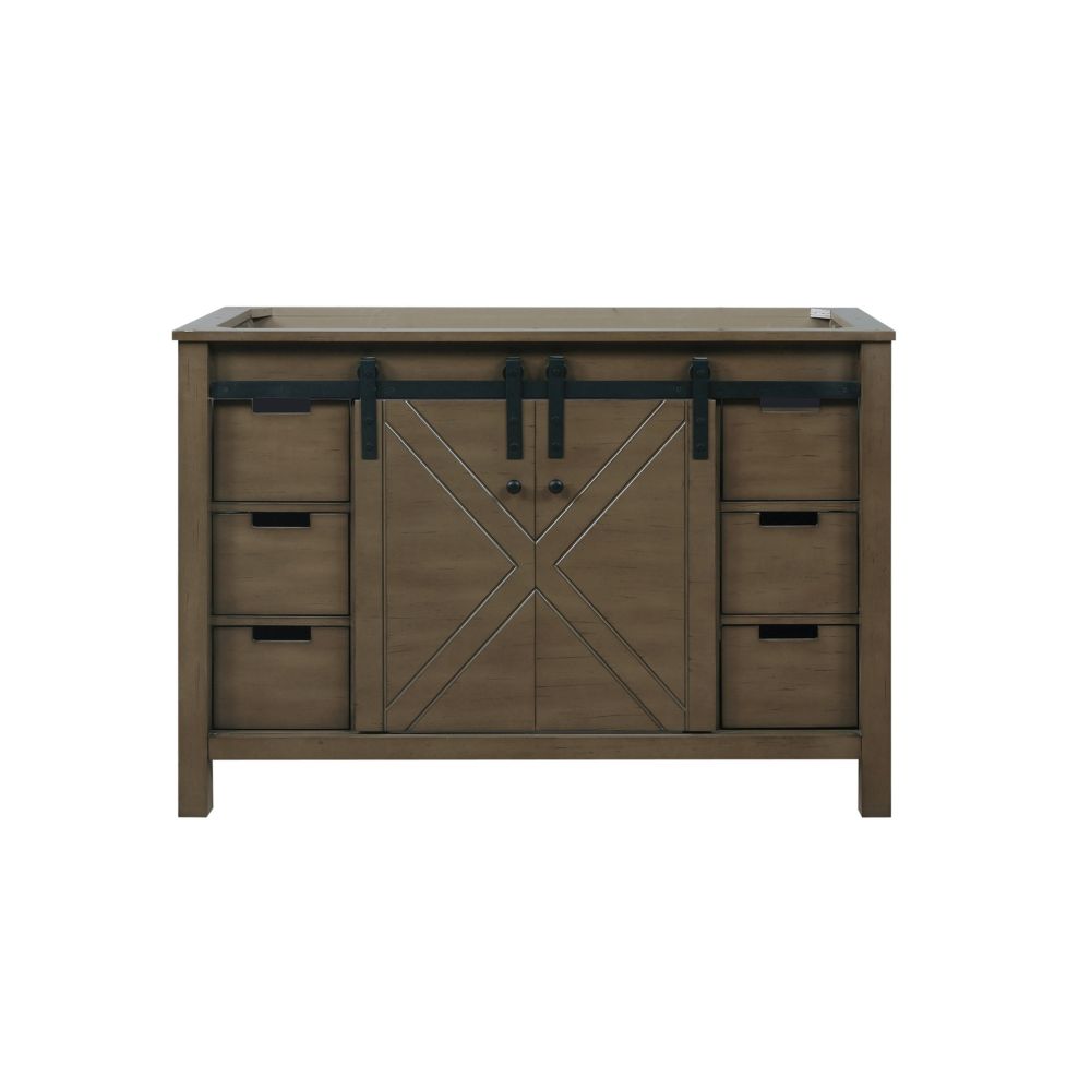 Marsyas 48 in W x 22 in. D Rustic Brown Bath Vanity