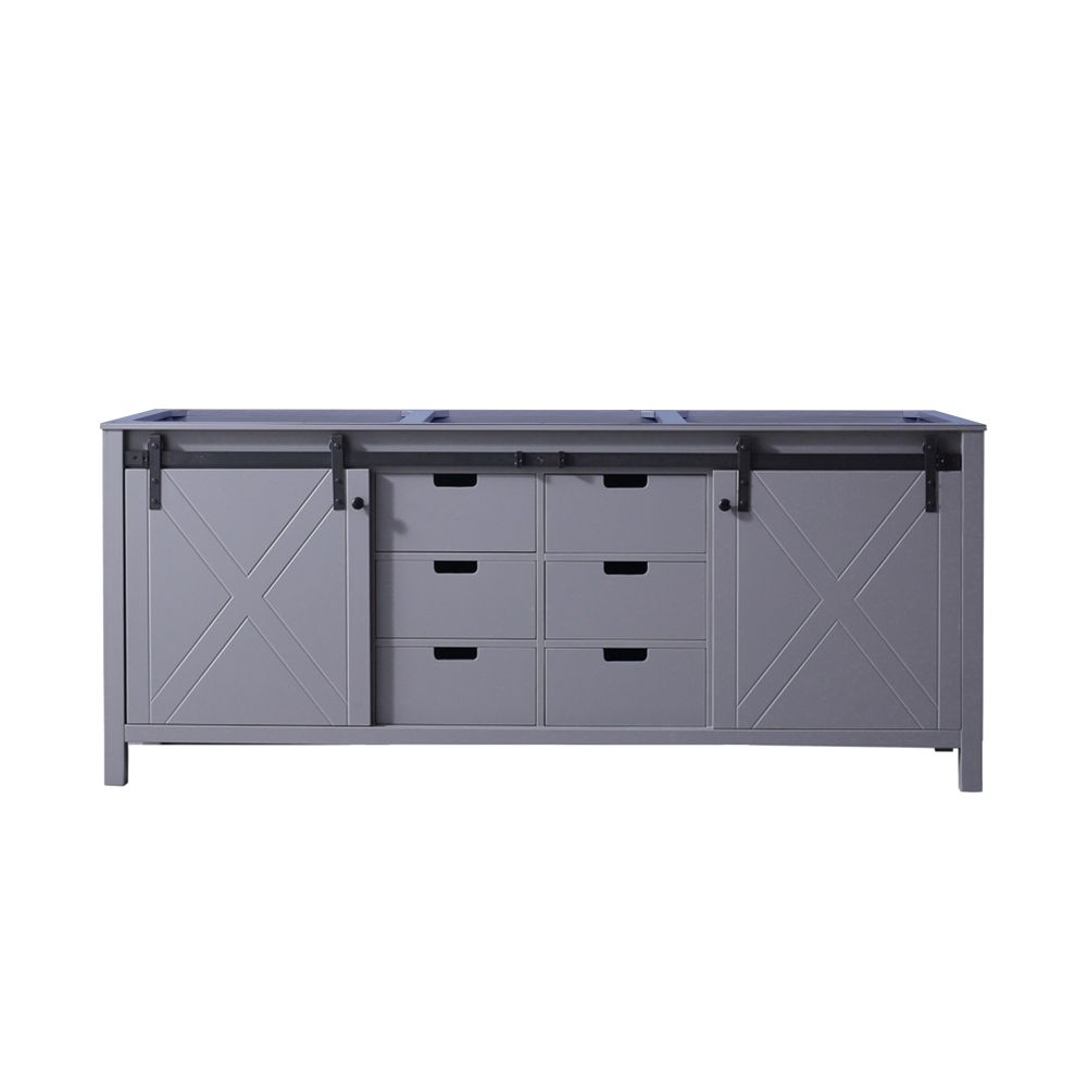 Marsyas 80 in W x 22 in. D Dark Grey Double Bath Vanity