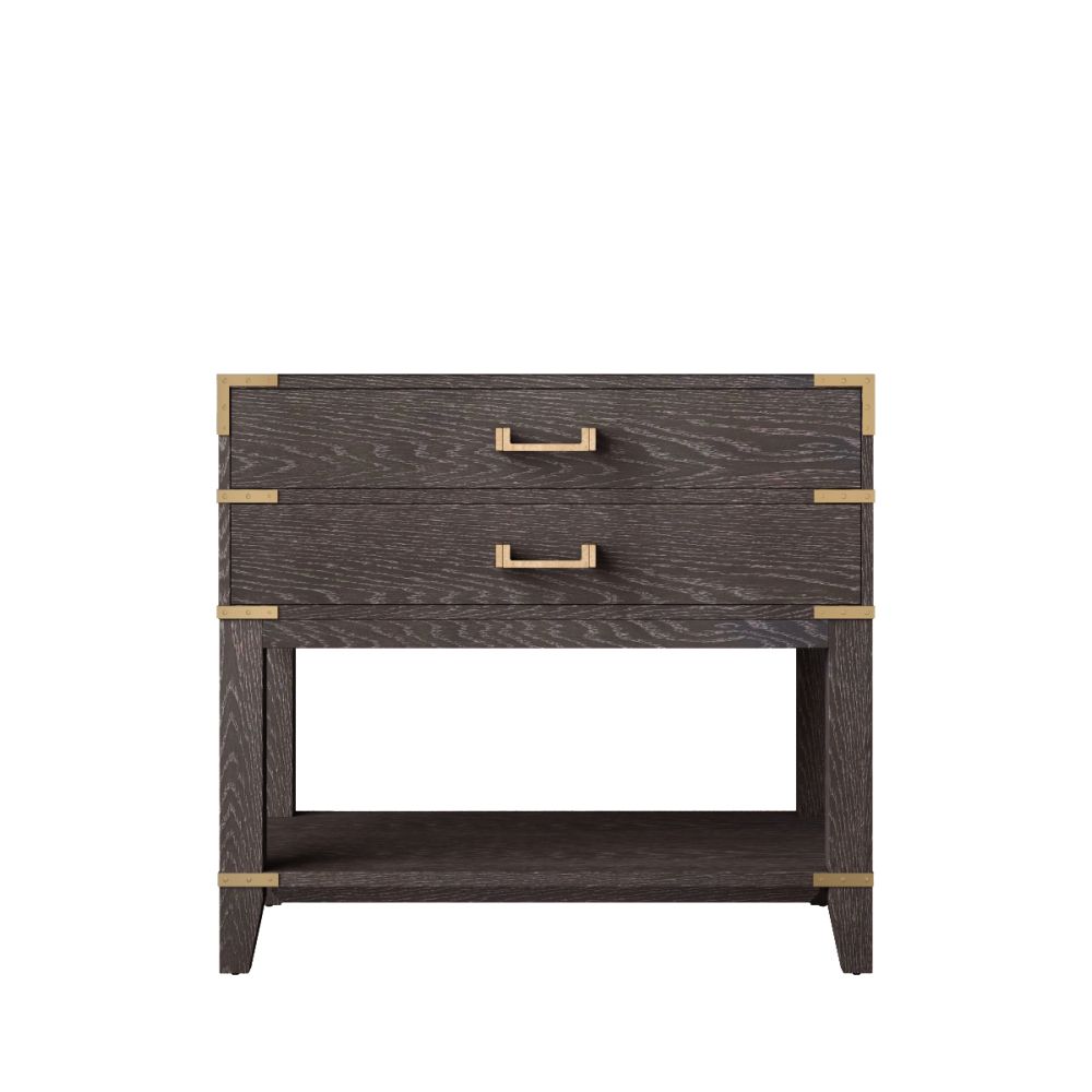 Norwalk 36 in W x 22 in. D Brown Oak Single Bath Vanity