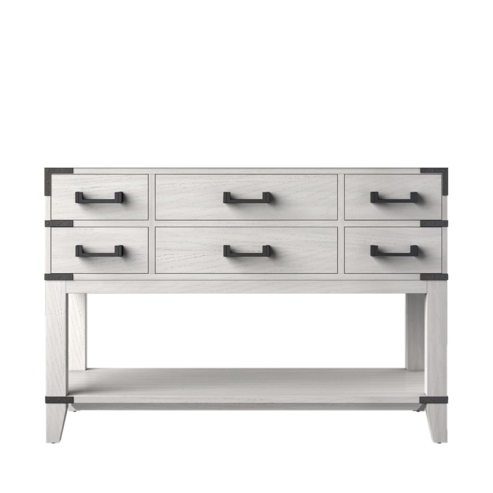 Norwalk 48 in W x 22 in. D White Oak Single Bath Vanity