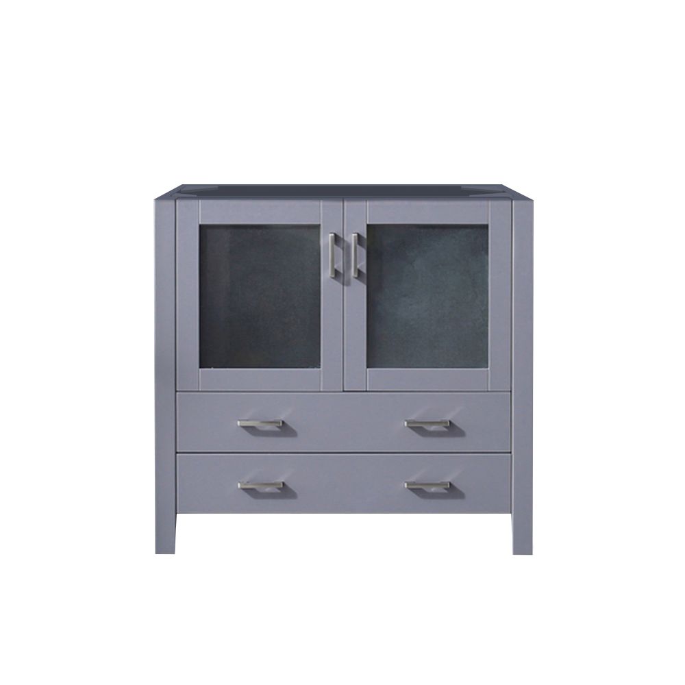 Volez 36 in W x 18.25 in. D Dark Grey Bath Vanity