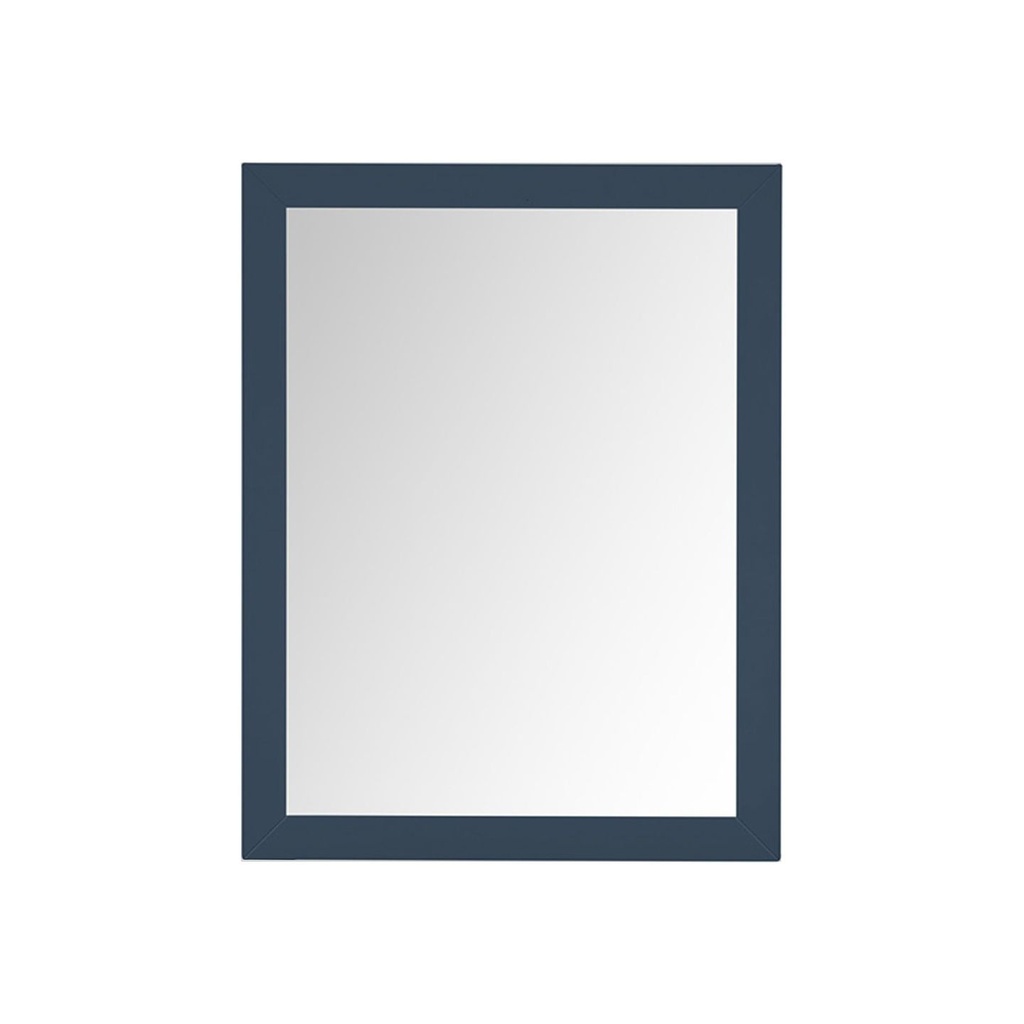 Castor 28 in W x 36 in H Blue Mirror