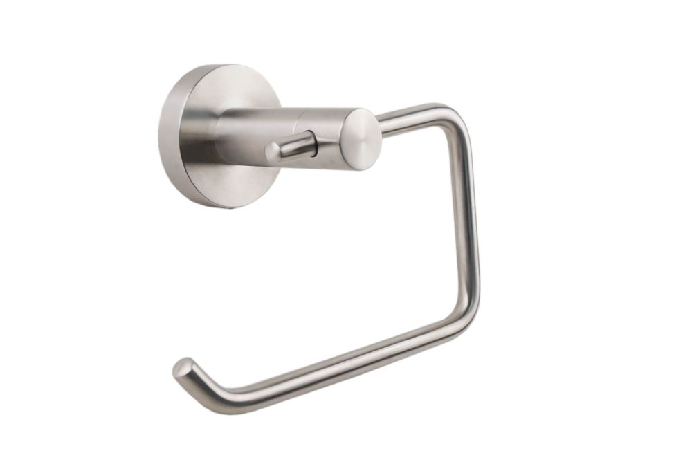 Bagno Nera Stainless Steel Toilet Paper Holder in Satin Nickel