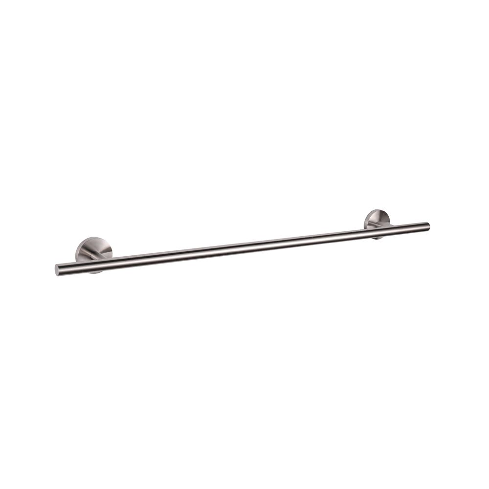 Bagno Nera Stainless Steel 30 in. Towel Bar in Satin Nickel