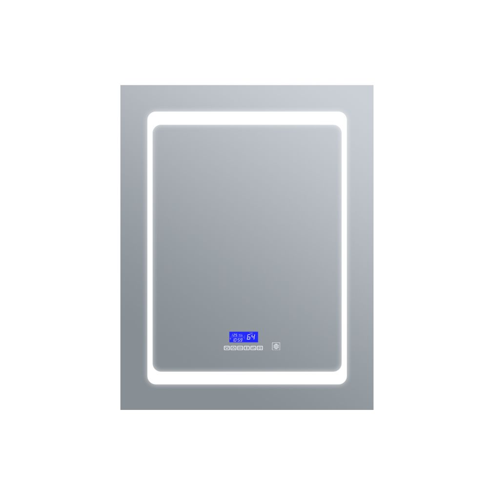 Bracciano 20 in. W x 32 in. H Surface-Mount LED Mirror Medicine Cabinet with Defogger
