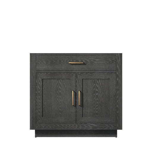 [LVA36SJ000] Abbey 36 in W x 22 in. D Black Oak Single Bath Vanity