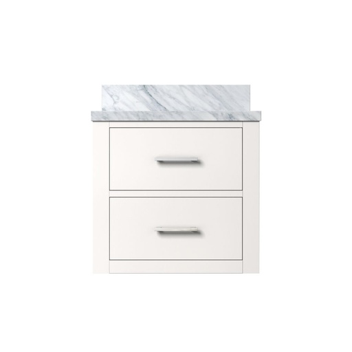 [LVC20SA500] Castor 20 in W x 18 in. D White Single Bath Vanity and Acrylic Top