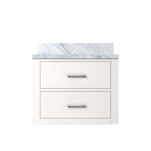 [LVC24SA500] Castor 24 in W x 18 in. D White Single Bath Vanity and Acrylic Top