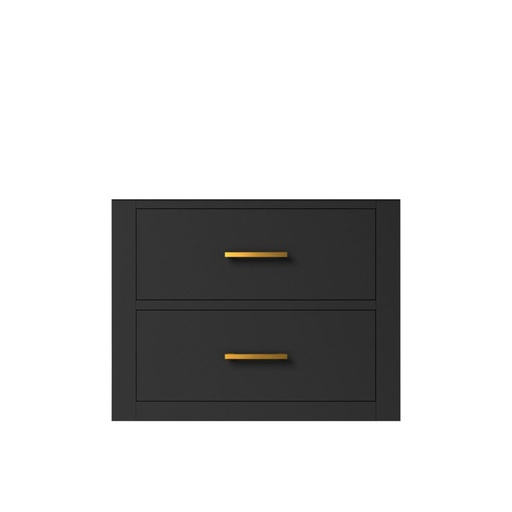 [LVC24SL000] Castor 24 in W x 18 in. D Black Single Bath Vanity