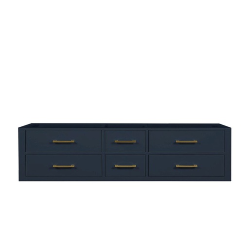 [LVC72DE000] Castor 72 in W x 22 in. D Blue Double Bath Vanity