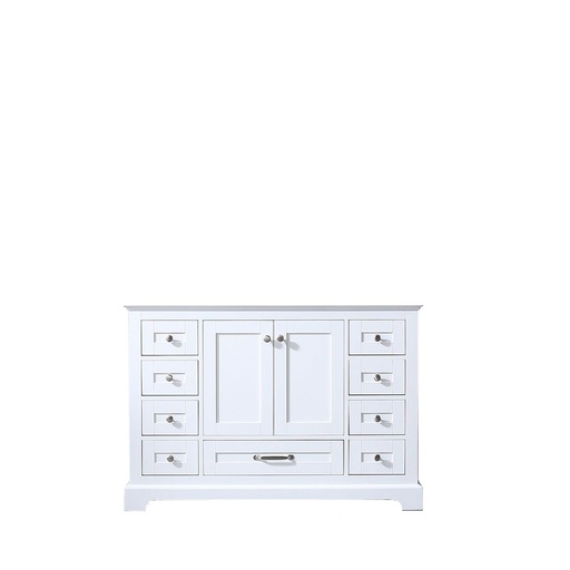 [LVD48SA000] Dukes 48 in. W x 22 in. D White Single Bath Vanity