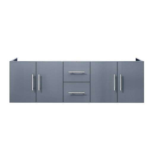 [LVG60DB000] Geneva 60 in. W x 22 in. D Dark Grey Double Bath Vanity