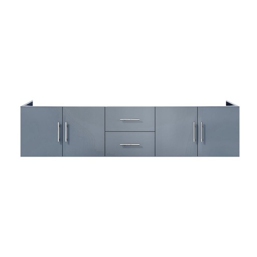 [LVG80DB100] Geneva 80 in. W x 22 in. D Dark Grey Double Bath Vanity and Carrara Marble Top