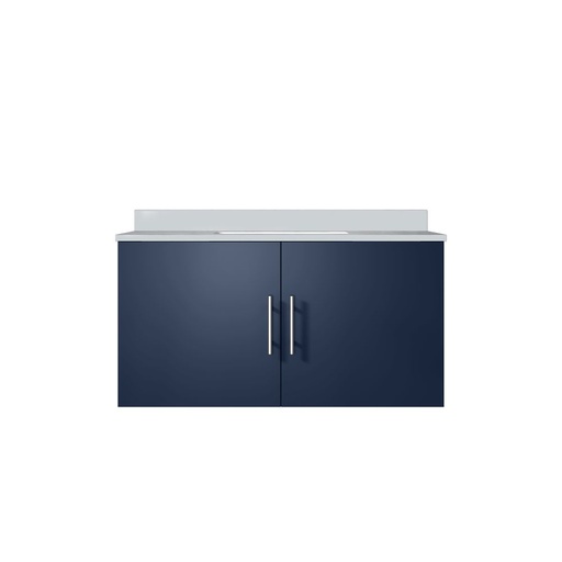 [LVG36SE300] Geneva 36 in. W x 22 in. D Navy Blue Bath Vanity and Cultured Marble Top