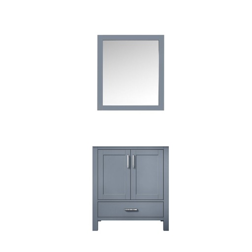[LVJ30SB010] Jacques 30 in. W x 22 in. D Dark Grey Bath Vanity and 28 in. Mirror