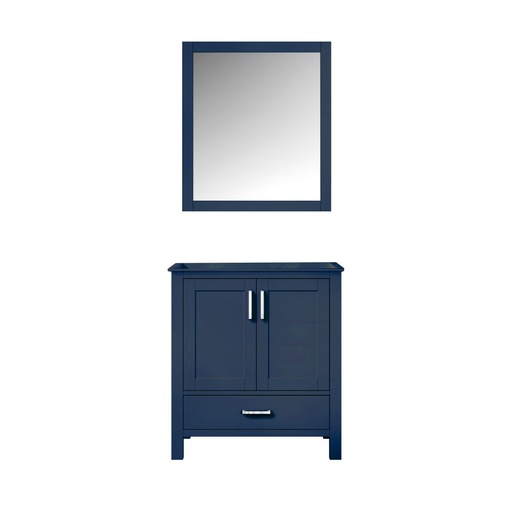 [LVJ30SE010] Jacques 30 in. W x 22 in. D Navy Blue Bath Vanity and 28 in. Mirror