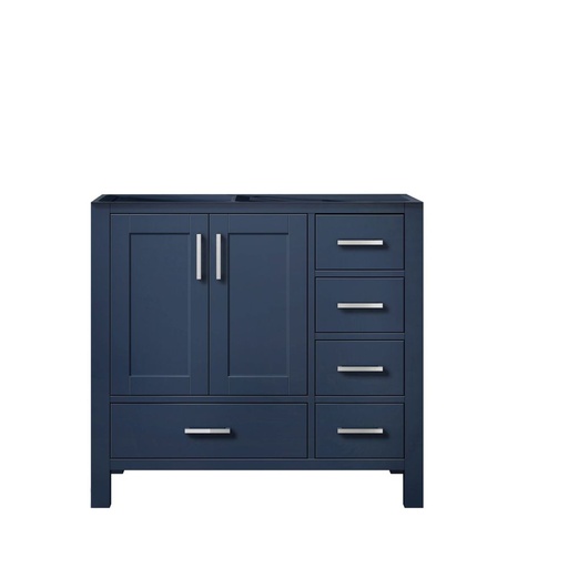 [LVJ36SE000L] Jacques 36 in. W x 22 in. D Left Offset Navy Blue Bath Vanity