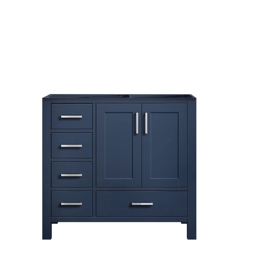 [LVJ36SE000R] Jacques 36 in. W x 22 in. D Right Offset Navy Blue Bath Vanity