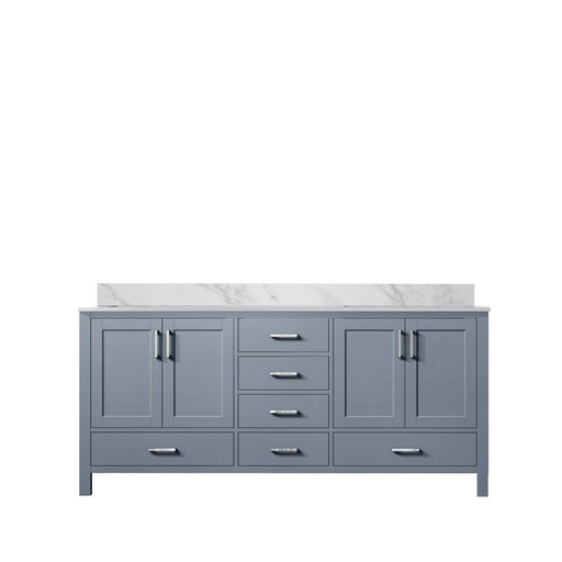 [LVJ60DB100] Jacques 60 in. W x 22 in. D Dark Grey Double Bath Vanity and Carrara Marble Top
