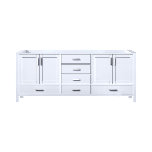 [LVJ80DA000] Jacques 80 in. W x 22 in. D White Double Bath Vanity