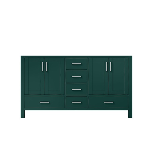 [LVJ60DG000] Jacques 60 in. W x 22 in. D Green Double Bath Vanity