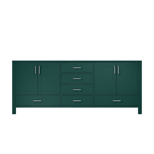 [LVJ80DG000] Jacques 80 in. W x 22 in. D Green Double Bath Vanity