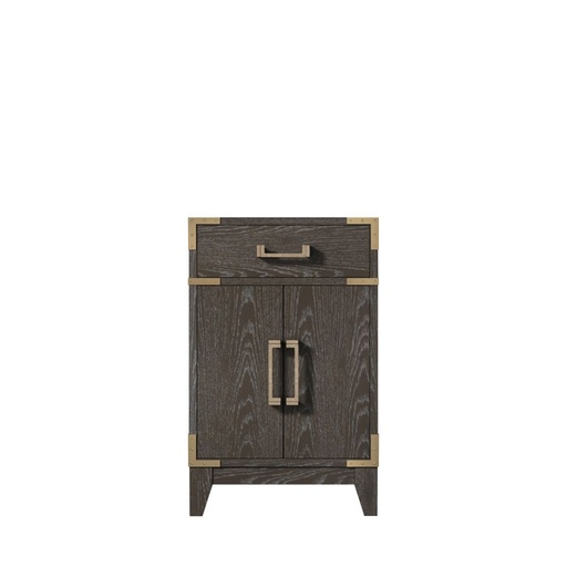 [LVL20SK000] Laurel 20 in W x 18 in. D Brown Oak Single Bath Vanity