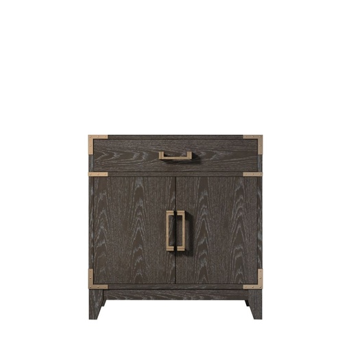 [LVL30SK000] Laurel 30 in W x 22 in. D Brown Oak Single Bath Vanity