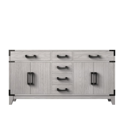 [LVL60DM000] Laurel 60 in W x 22 in. D White Oak Double Bath Vanity
