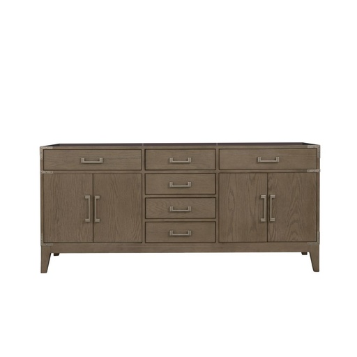 [LVL72DR000] Laurel 72 in W x 22 in. D Grey Oak Double Bath Vanity